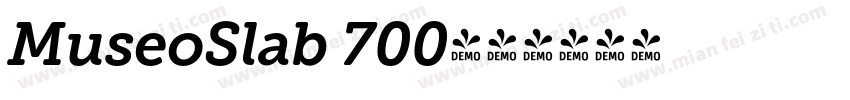 MuseoSlab 700字体转换